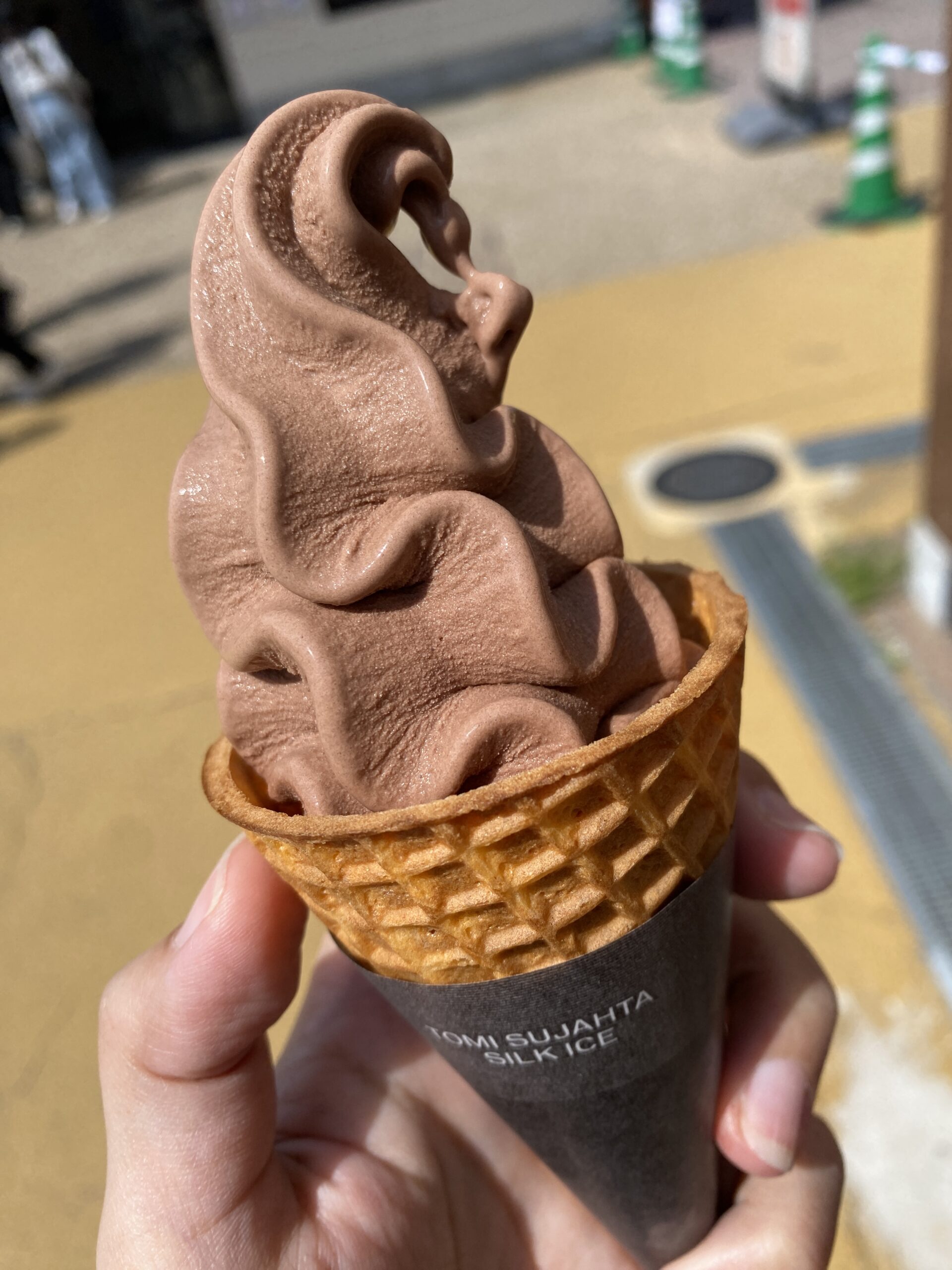 締めのソフトクリーム